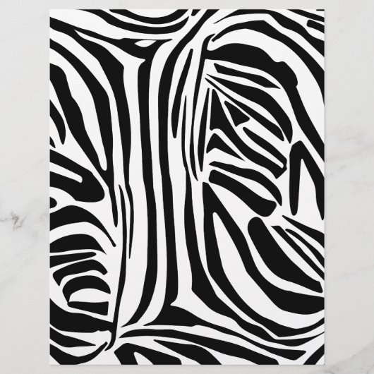 Zebra-Muster Flyer (Vorne)
