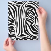 Zebra-Muster Flyer (Hand)