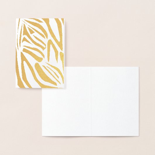 Zebra-Muster Folienkarte (Anzeige)