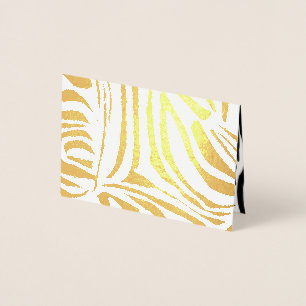Zebra-Muster Folienkarte