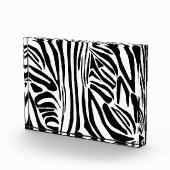 Zebra-Muster Fotoblock (Rechts)
