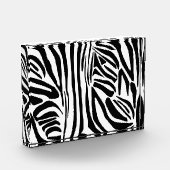Zebra-Muster Fotoblock (Links)