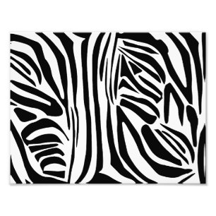 Zebra-Muster Fotodruck