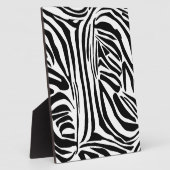 Zebra-Muster Fotoplatte (Seite)