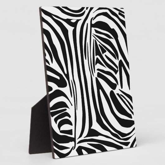 Zebra-Muster Fotoplatte (Seite)