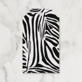 Zebra-Muster Geschenkanhänger (Rückseite)