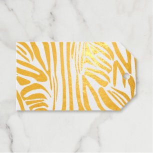 Zebra-Muster Geschenkanhänger