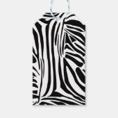 Zebra-Muster Geschenkanhänger (Vorderseite)