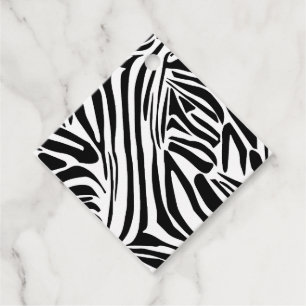 Zebra-Muster Geschenkanhänger