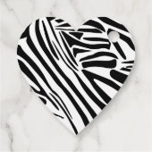 Zebra-Muster Geschenkanhänger (Rückseite)