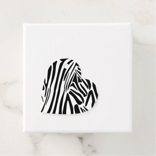 Zebra-Muster Geschenkanhänger (Beispiel)