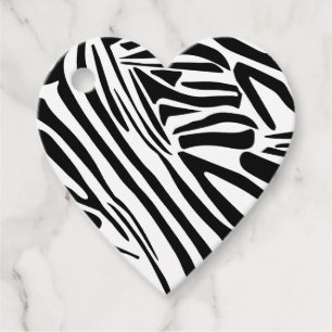 Zebra-Muster Geschenkanhänger