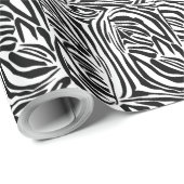 Zebra-Muster Geschenkpapier (Rolleneckpunkt)