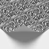 Zebra-Muster Geschenkpapier (Ecke)