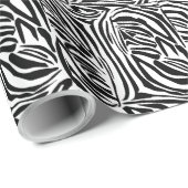 Zebra-Muster Geschenkpapier (Rolleneckpunkt)