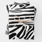 Zebra-Muster Geschenkpapier Set (Beispiel)