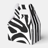 Zebra-Muster Geschenkschachtel (Rückseite)