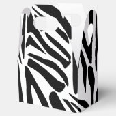 Zebra-Muster Geschenkschachtel (Geöffnet)
