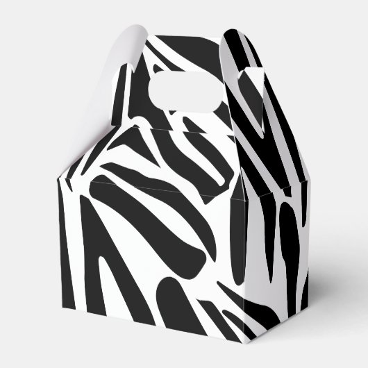 Zebra-Muster Geschenkschachtel (Vorderseite)