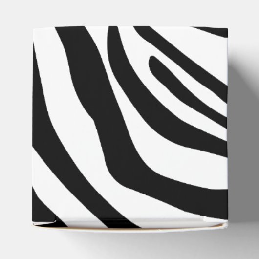 Zebra-Muster Geschenkschachtel (Oben)