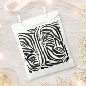 Zebra-Muster Geschenktütchen (Ausgeschnitten)