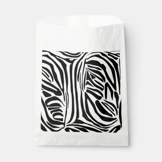 Zebra-Muster Geschenktütchen (Vorderseite)