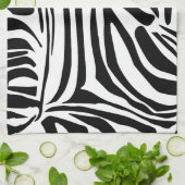 Zebra-Muster Geschirrtuch (Gefaltet)