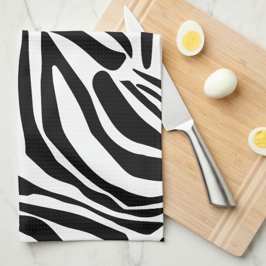 Zebra-Muster Geschirrtuch (Viertel Falte)