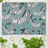 Zebra-Muster Geschirrtuch (Gefaltet)