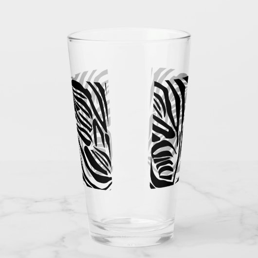 Zebra-Muster Glas (Links)