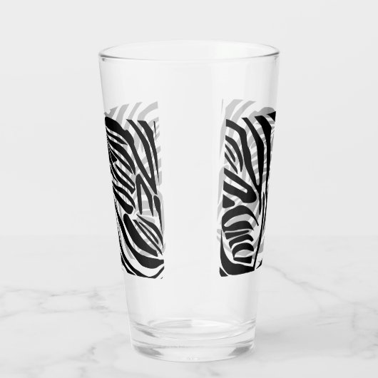 Zebra-Muster Glas (Rechts)