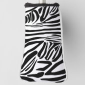 Zebra-Muster Golf Headcover (Rotieren 90)