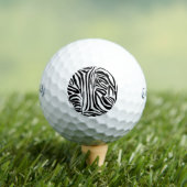Zebra-Muster Golfball (Insitu T-Shirt)