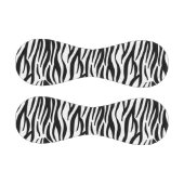 Zebra-Muster in Weiß und Schwarz Baseball (Paneele)