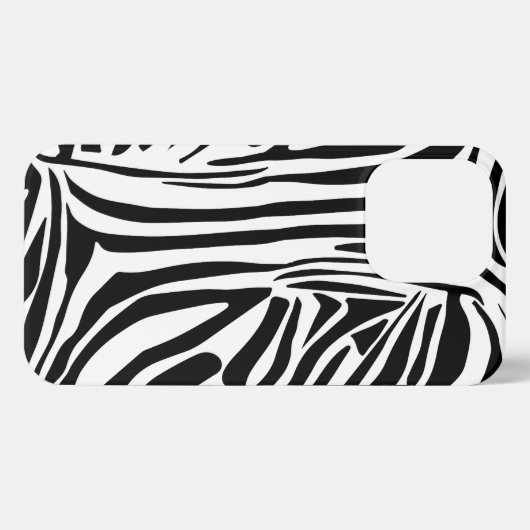 Zebra-Muster iPhone Hülle (Rückseite (Horizontal))