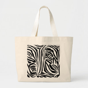 Zebra-Muster Jumbo Stoffbeutel