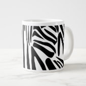 Zebra-Muster Jumbo-Tasse (Vorderseite Rechts)