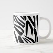 Zebra-Muster Jumbo-Tasse (Rechts)