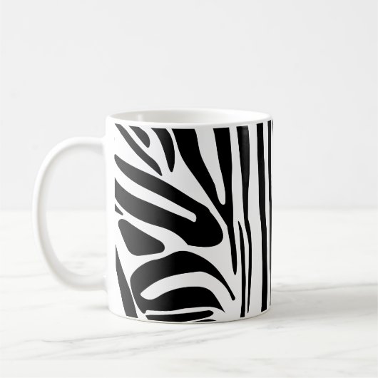 Zebra-Muster Kaffeetasse (Links)