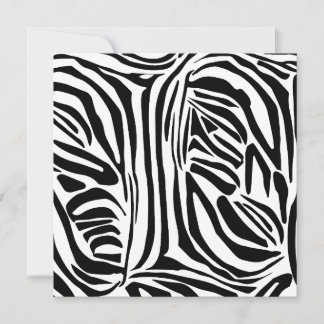Zebra-Muster Karte