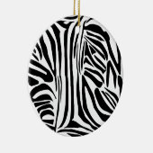 Zebra-Muster Keramik Ornament (Rechts)