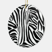 Zebra-Muster Keramik Ornament (Links)