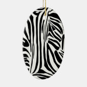 Zebra-Muster Keramik Ornament (Rechts)