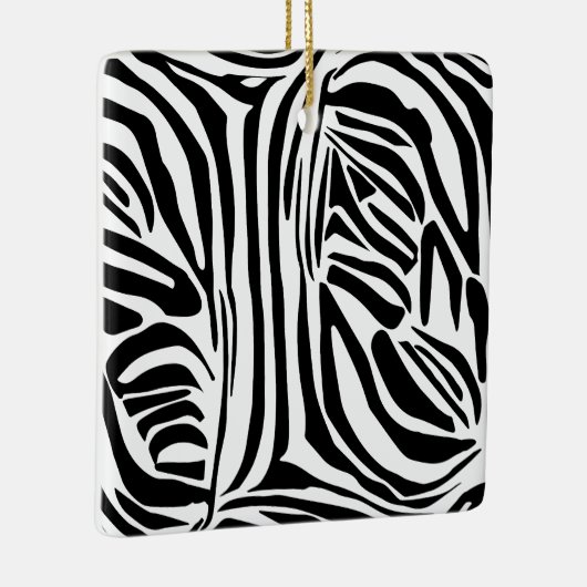 Zebra-Muster Keramikornament (Rechts)