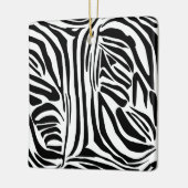 Zebra-Muster Keramikornament (Links)