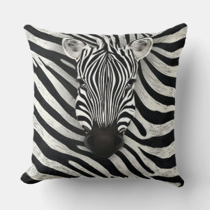 Zebra-Muster Kissen
