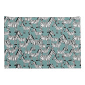 Zebra-Muster Kissenbezug (Rückseite-Rechts)