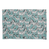 Zebra-Muster Kissenbezug (Vorderseite-Links)