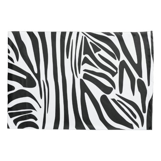 Zebra-Muster Kissenbezug (Rückseite)