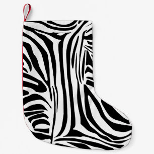 Zebra-Muster Kleiner Weihnachtsstrumpf